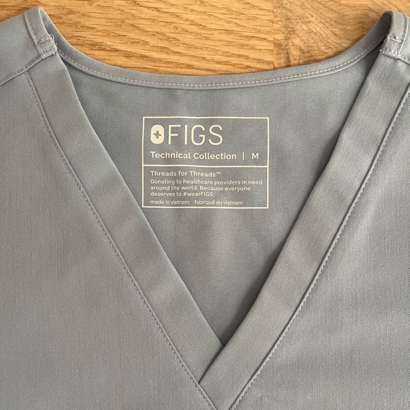 Medium Catarina FIGS TOP blue - Picture 3 of 3